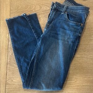 7 for all mankind skinny cropped jeans